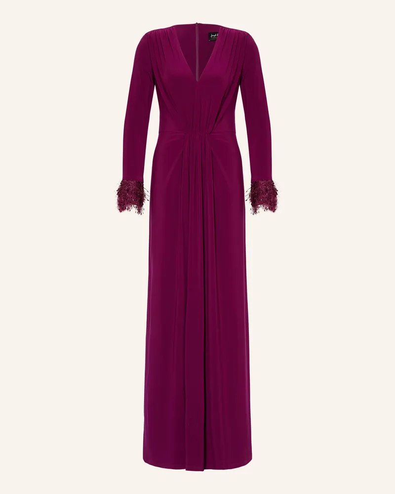 Joseph Ribkoff Abendkleid Mit Pailletten lila Fuchsia