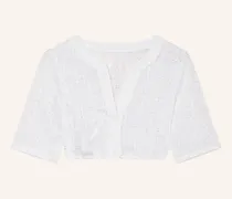 Dirndlbluse Aus Spitze weiss