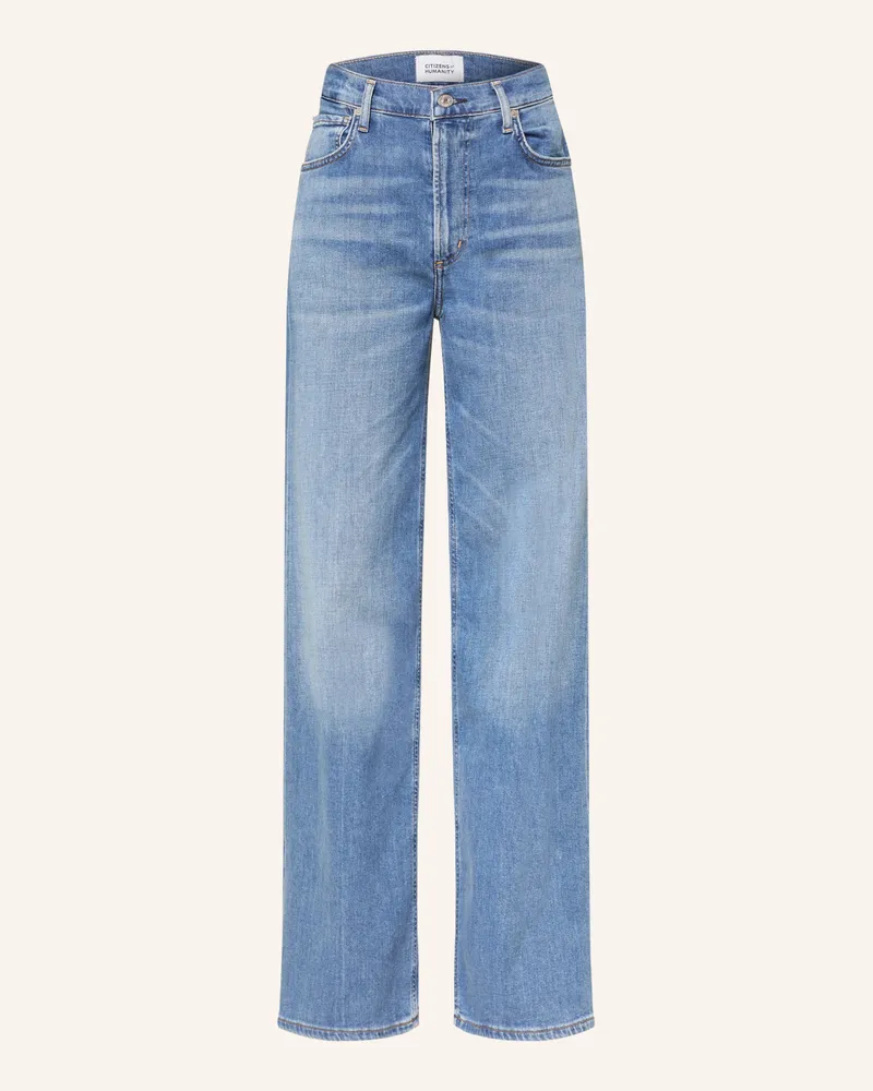 Citizens of humanity Wide Leg Jeans Lyra Long blau Lennox