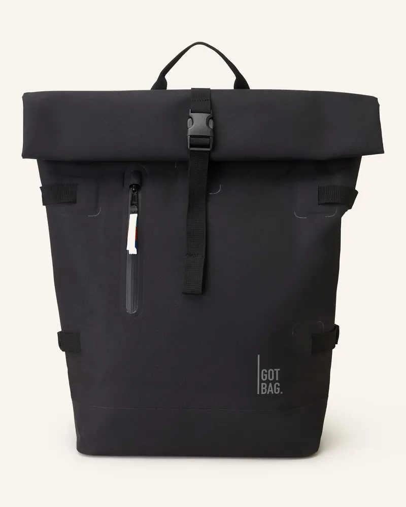 Got Bag Rucksack Rolltop 2.0 31 L Mit Laptop-Fach schwarz Schwarz