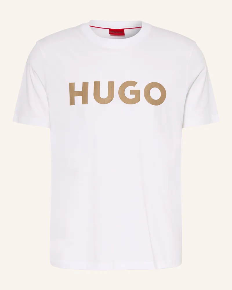 HUGO BOSS T-Shirt Dulivio weiss Weiss