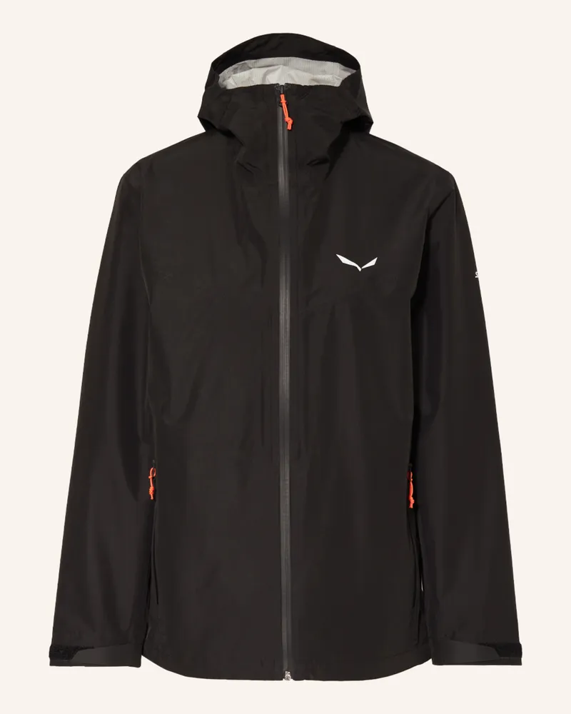 Salewa Hardshell-Jacke PUEZ 2.5L PTX Schwarz