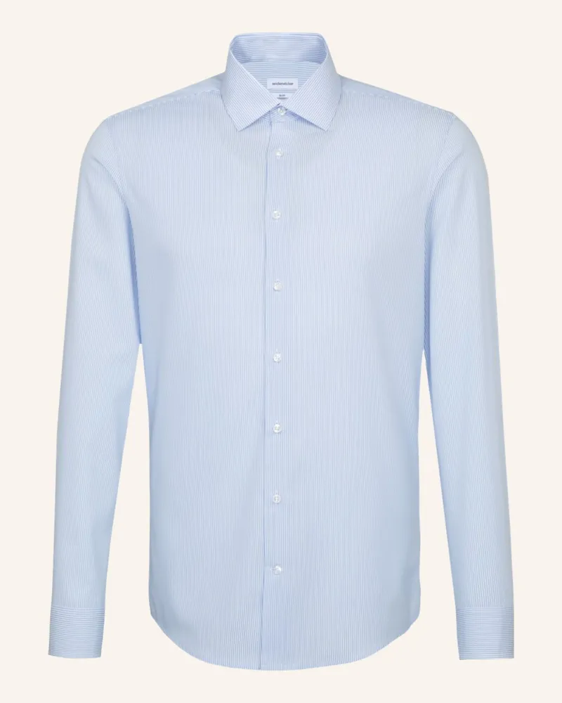 Seidensticker Business Hemd Slim Fit blau Hellblau