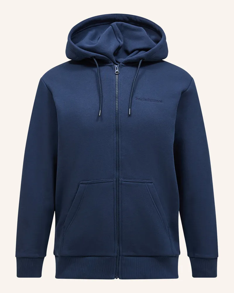 Peak Performance Kapuzensweatshirtjacke blau Dunkelblau