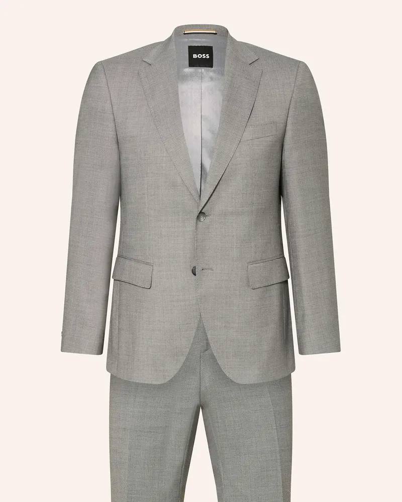 HUGO BOSS Anzug JECKSON Regular Fit Silber
