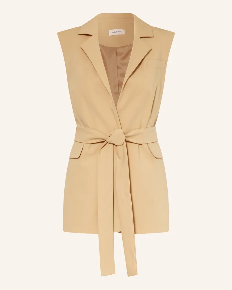 Darling Harbour Blazerweste Beige