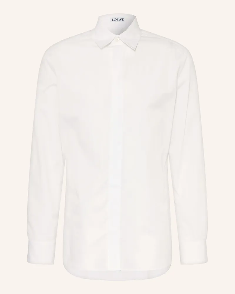 Loewe Hemd Comfort Fit weiss Weiss