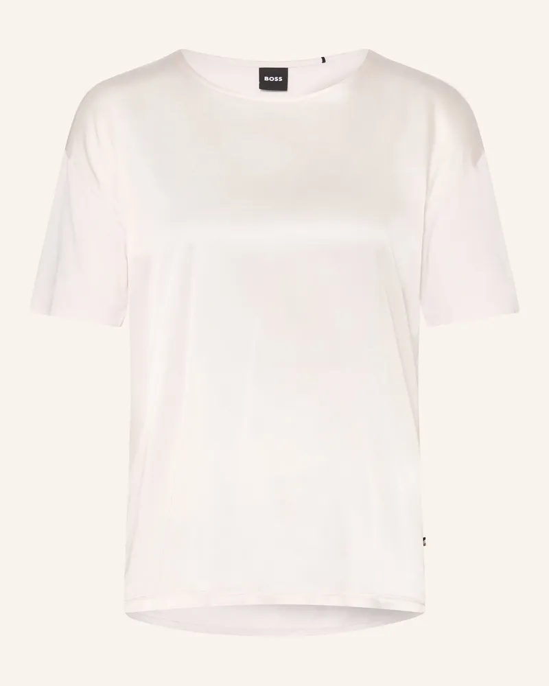 HUGO BOSS Blusenshirt Esandy Im Materialmix Mit Seide rosa Hellrosa