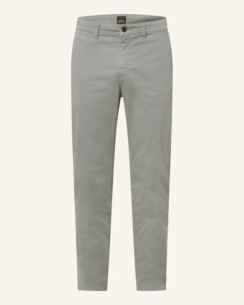 HUGO BOSS Chino Regular-1 Regular Fit grau Grau