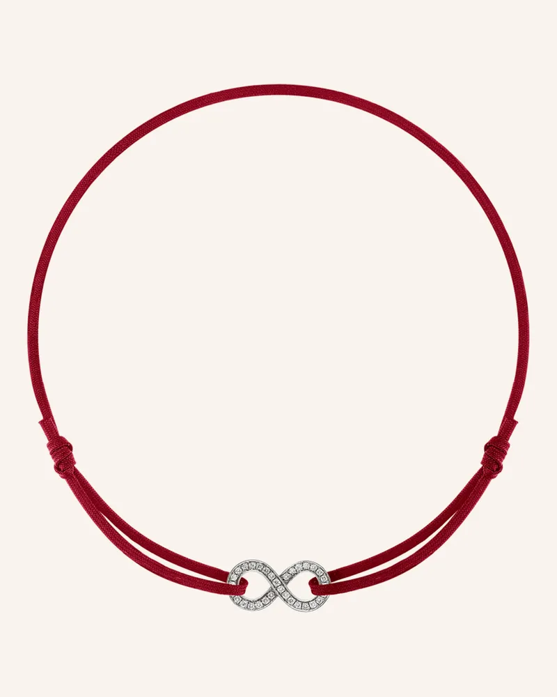 CADA Armband MINI MINI INFINITY Weissgold
