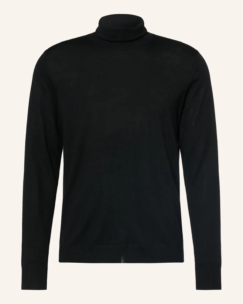Strokesman's Strokesman Rollkragenpullover Aus Merinowolle schwarz Schwarz