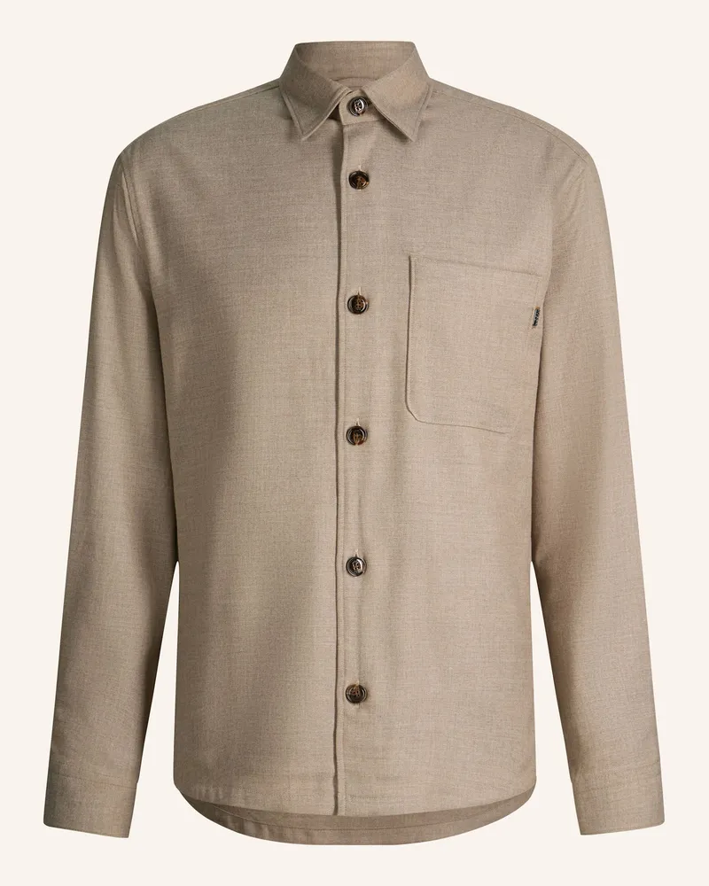 JOOP! Hemdjacke Shaped Fit beige Beige