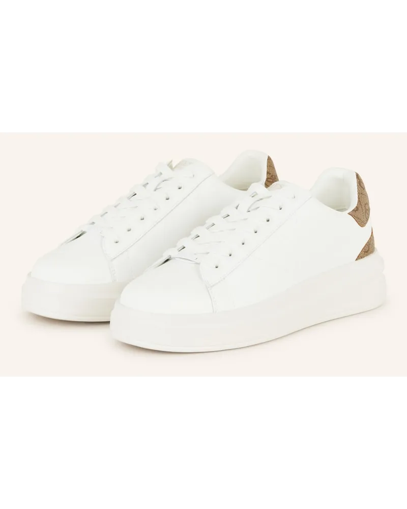 Guess Sneaker ELBINA - WEISS/ BEIGE Weiss