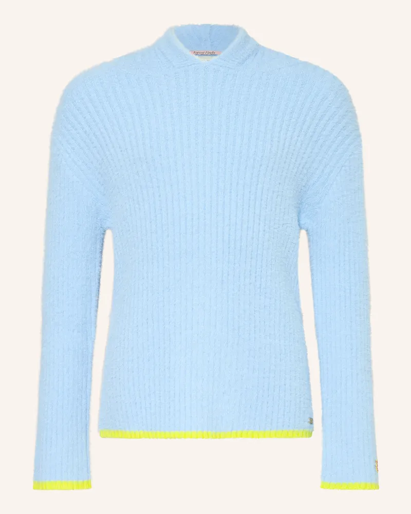 Scotch&Soda Strick-Hoodie Hellblau