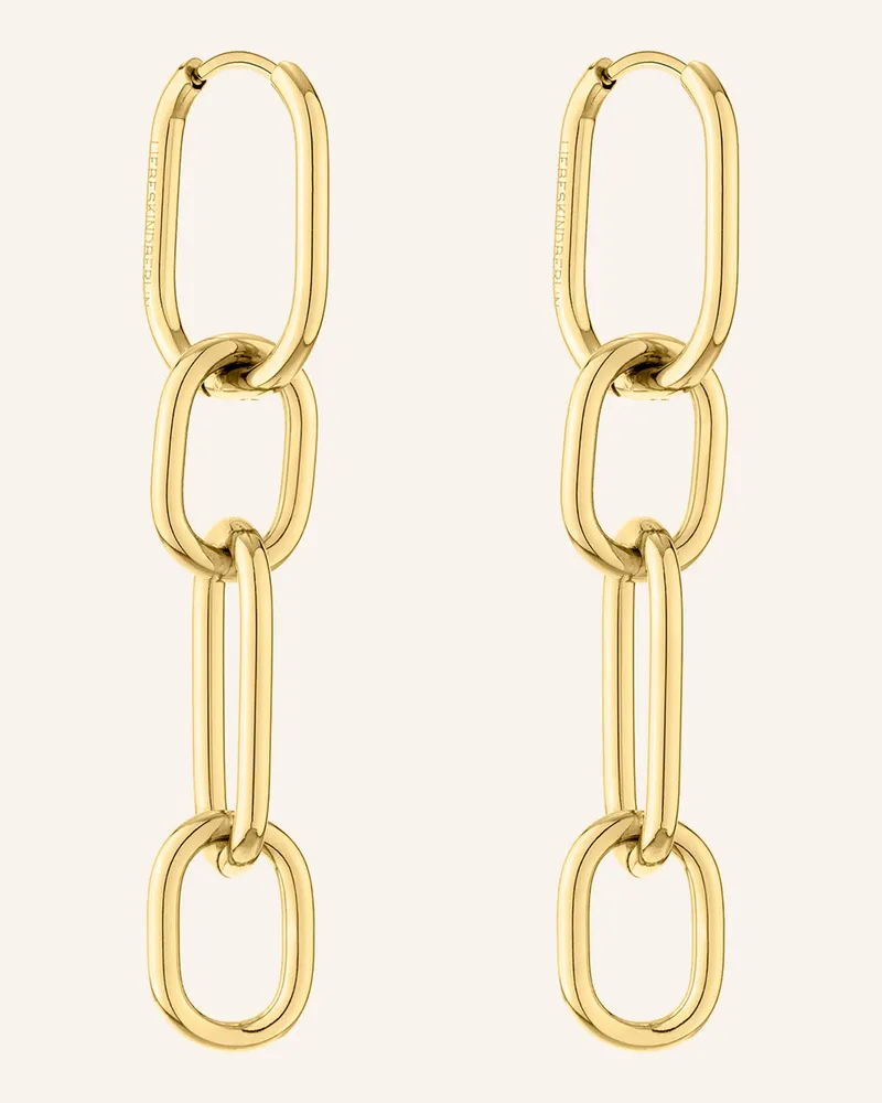 Liebeskind Ohrhänger  Aus  Edelstahl gold Gold