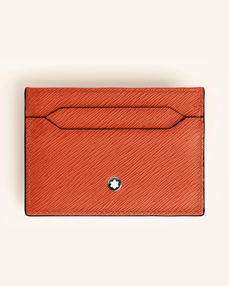 Montblanc Saffiano-Kartenetui SARTORIAL Dunkelorange