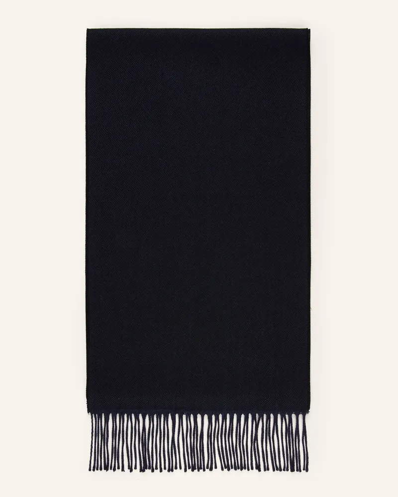 Eton Schal Aus Merinowolle blau Dunkelblau