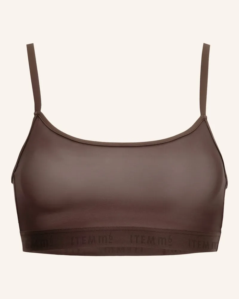 ITEM m6 Bustier ALL MESH Dunkelbraun