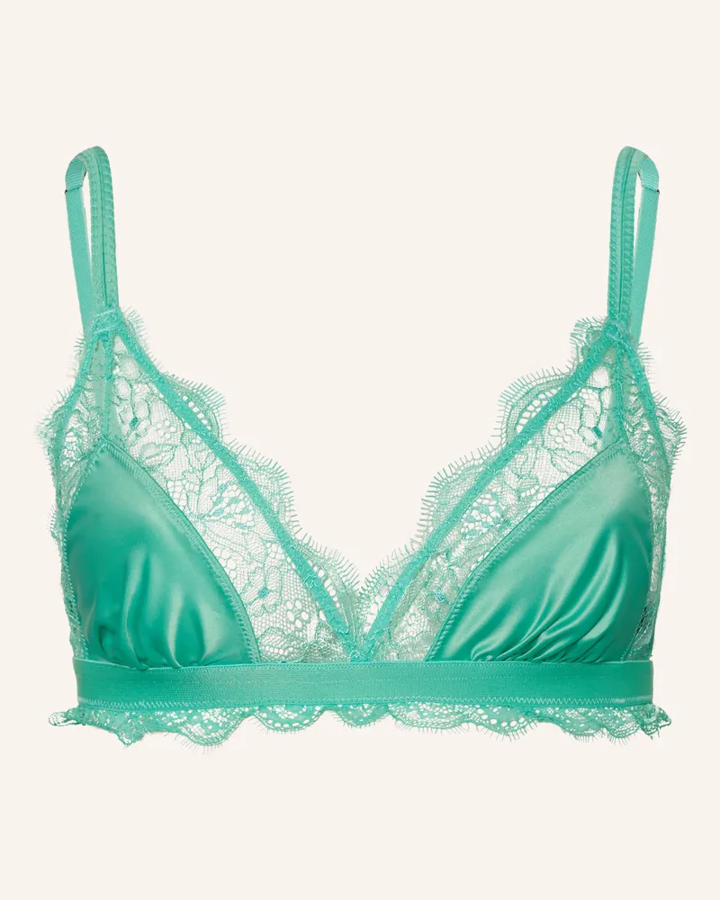 LOVE Stories Triangel-BH LOVE LACE aus Satin Mint