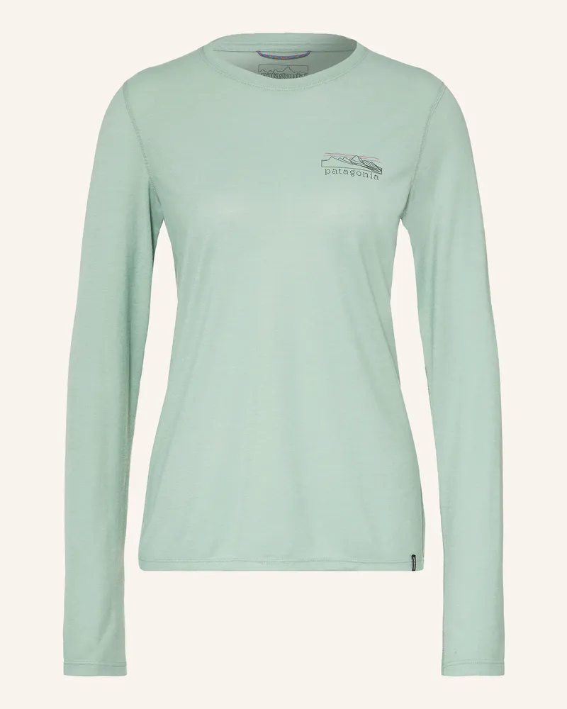 Patagonia Longsleeve Cool Trail gruen Mint