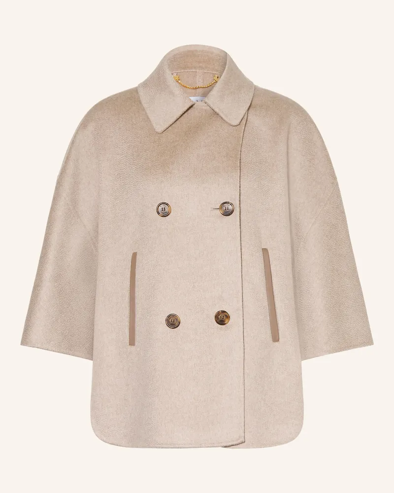 Max Mara Cashmere-Cape Ospite beige Beige