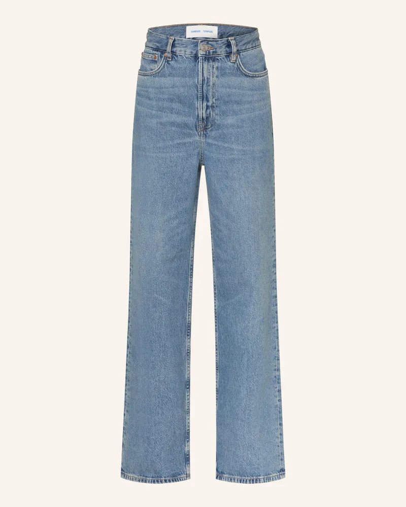 Samsøe & Samsøe Wide Leg Jeans Rebecca blau Clr001256