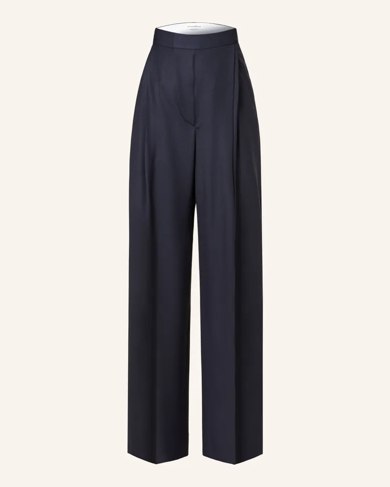 Victoria Beckham Marlenehose Dunkelblau