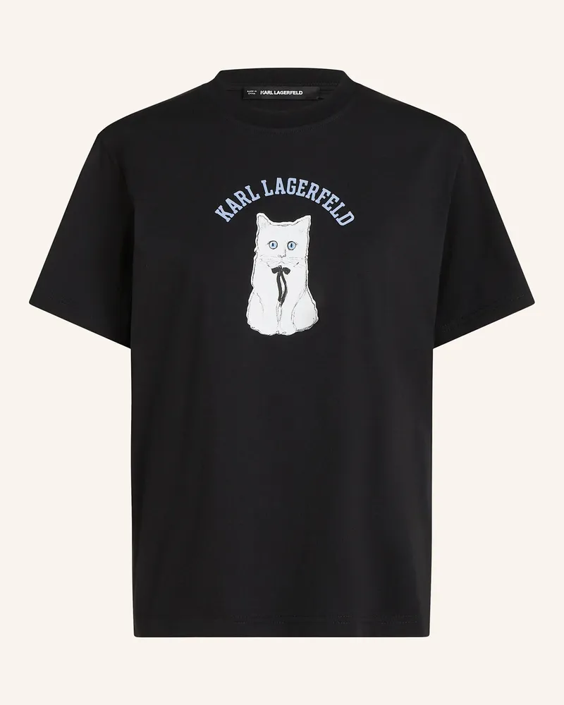 Karl Lagerfeld T-Shirt schwarz Schwarz