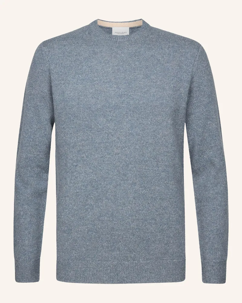 Profuomo Herren Pullover Blau