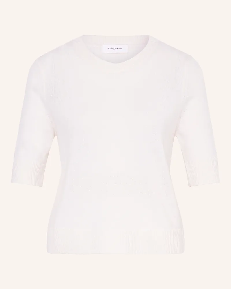 Darling Harbour Strickshirt Mit Cashmere weiss Offwhite