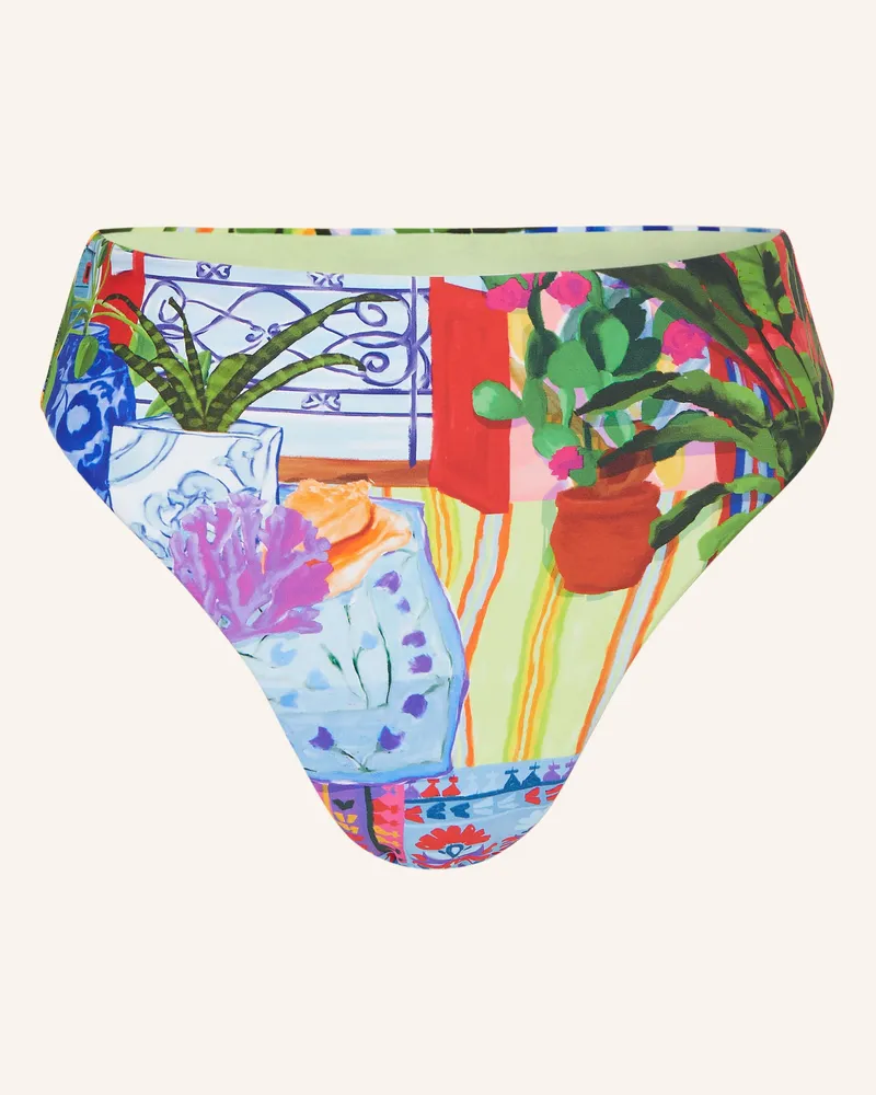 Seafolly Australia Highwaist-Bikini-Hose LA BOCA Grün