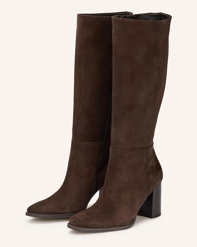 paul green Stiefel Dunkelbraun