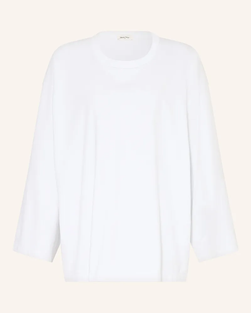 American Vintage Oversized-Longsleeve FIZVALLEY Weiss