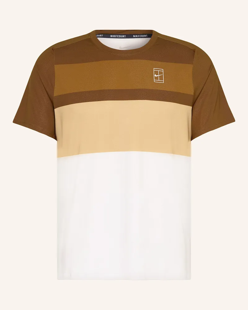 Nike T-Shirt Nikecourt Advantage braun Braun
