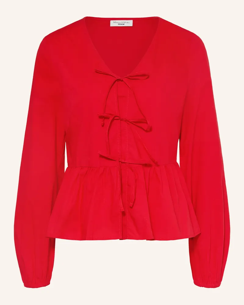 Marc O'Polo Bluse rot Rot