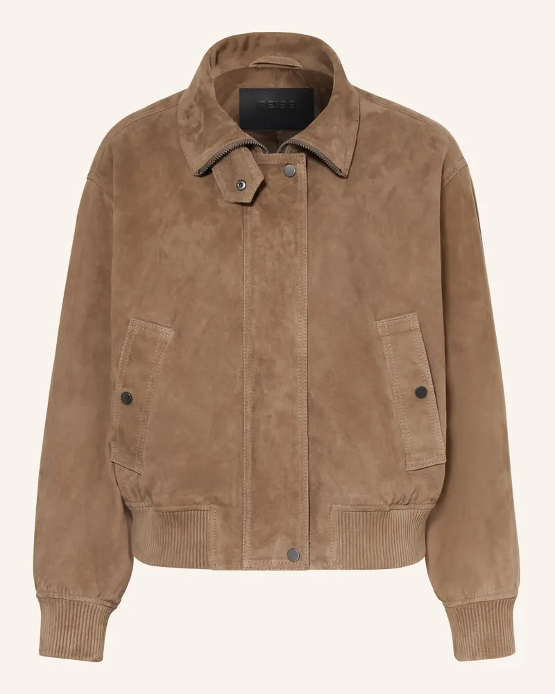 Reiss Lederblouson Cara braun Braun