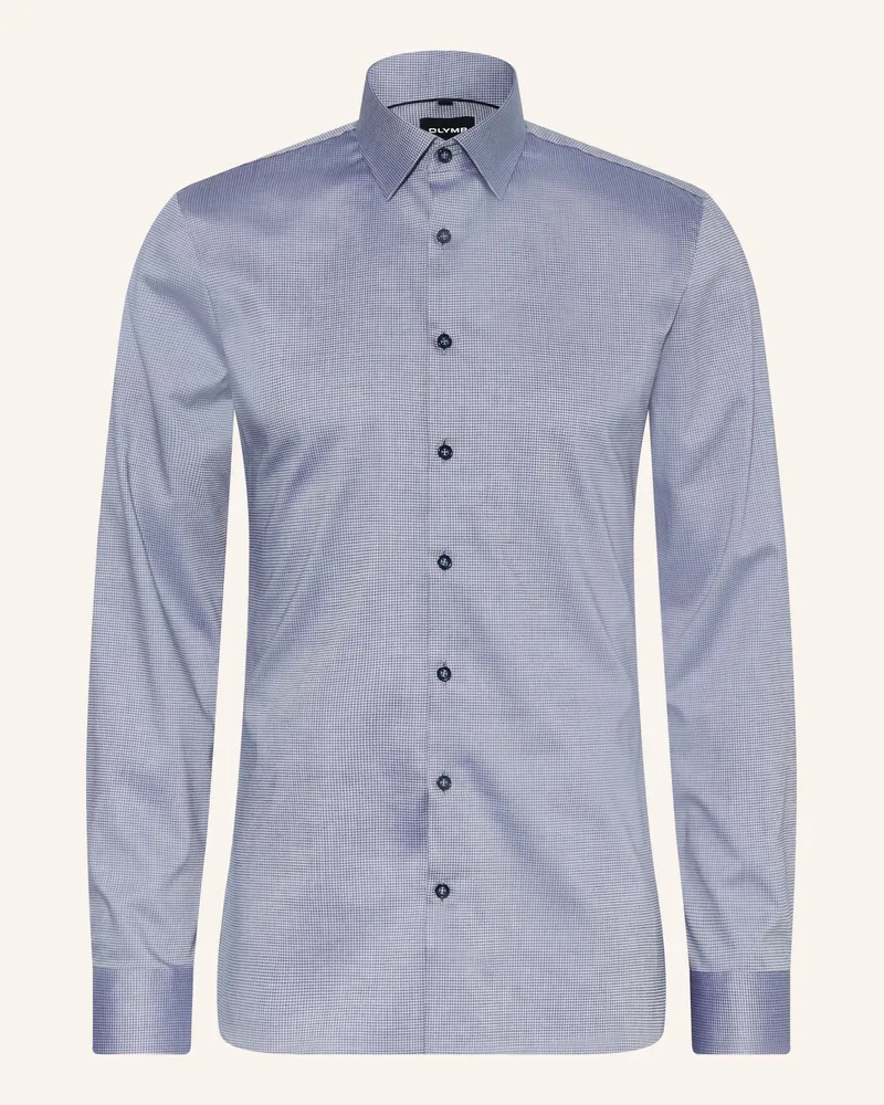 Olymp Hemd No. Six Super Slim blau Dunkelblau