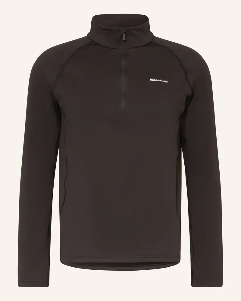 District Vision Laufshirt schwarz Schwarz