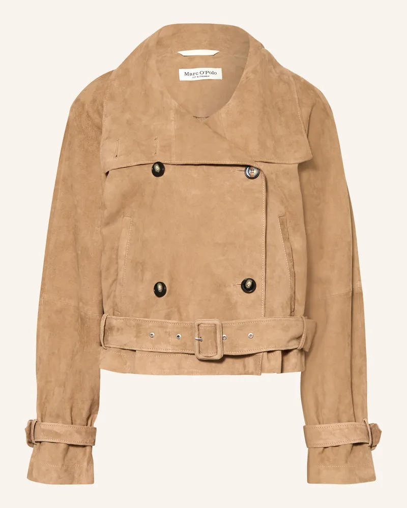 Marc O'Polo Lederjacke beige Camel