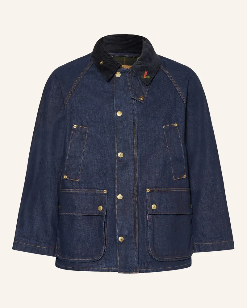 Barbour Jeansjacke OS BEDALE DENIM Dunkelblau