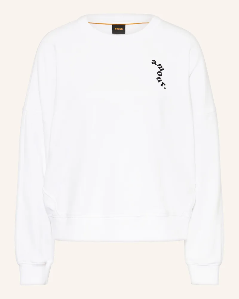 HUGO BOSS Sweatshirt EVER VALENTINE Weiss