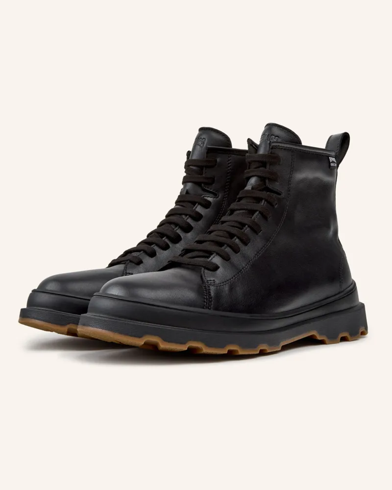 Camper Stiefeletten Brutus+ schwarz Schwarz