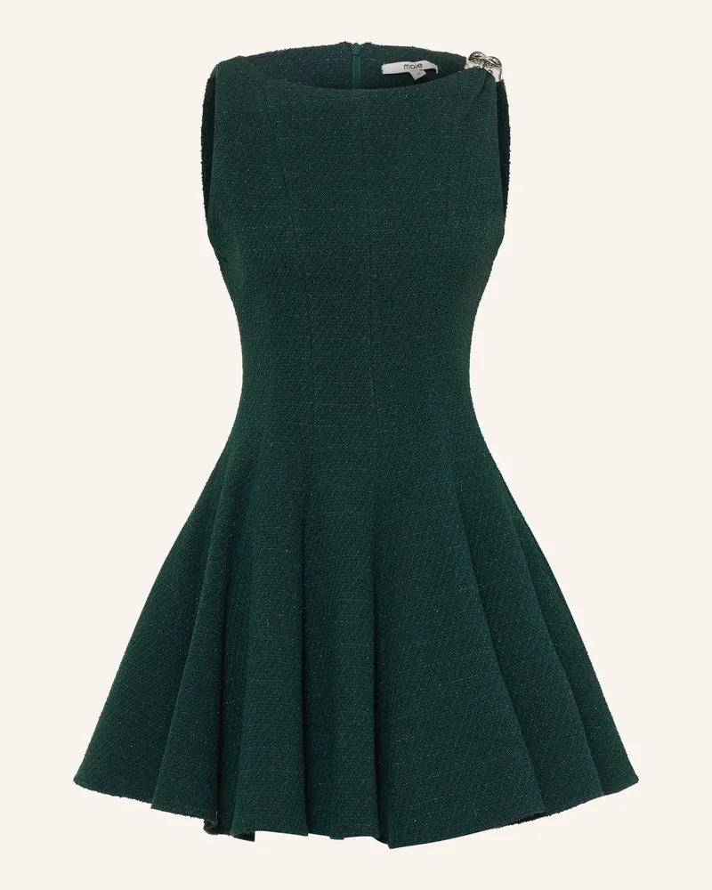 Maje Tweed-Kleid Mit Glitzergarn gruen Grün