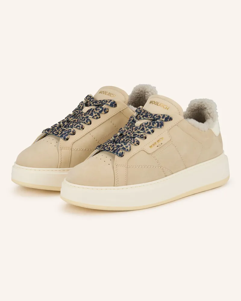 Woolrich Sneaker beige Creme