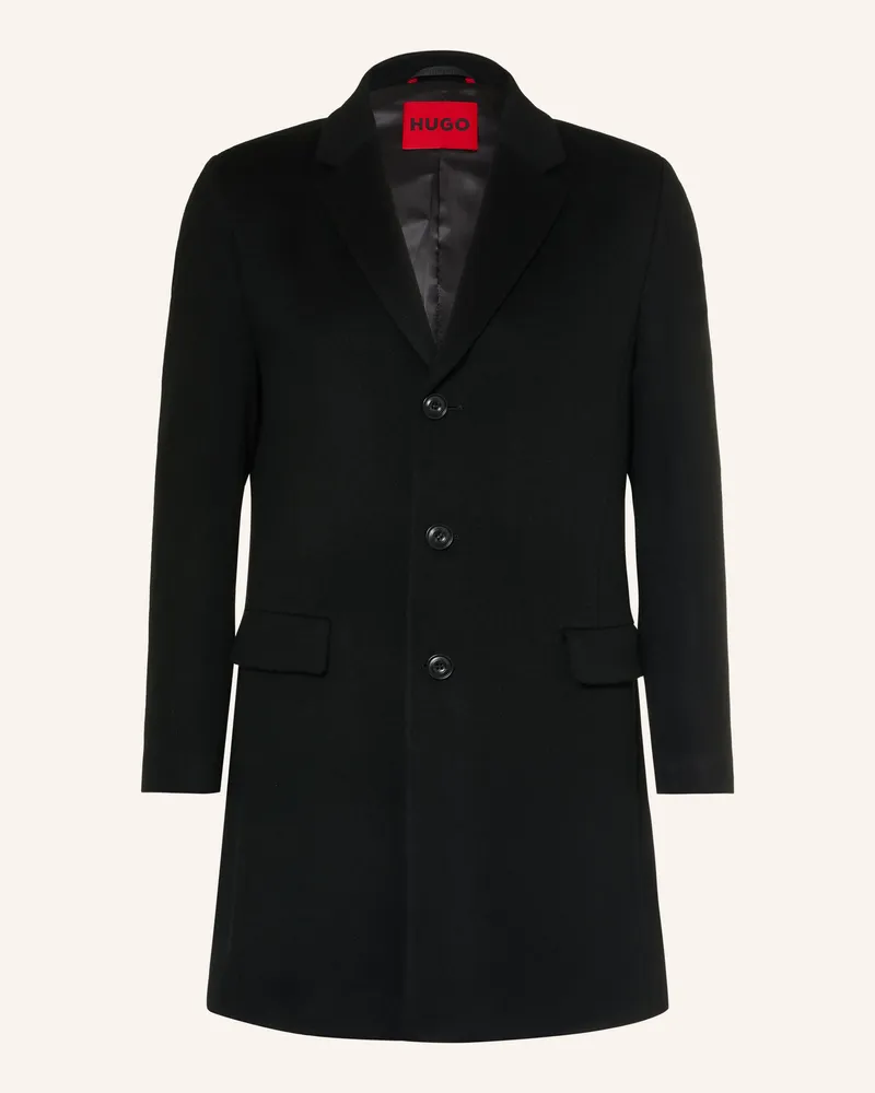 HUGO BOSS Cashmere-Mantel Migor schwarz Schwarz