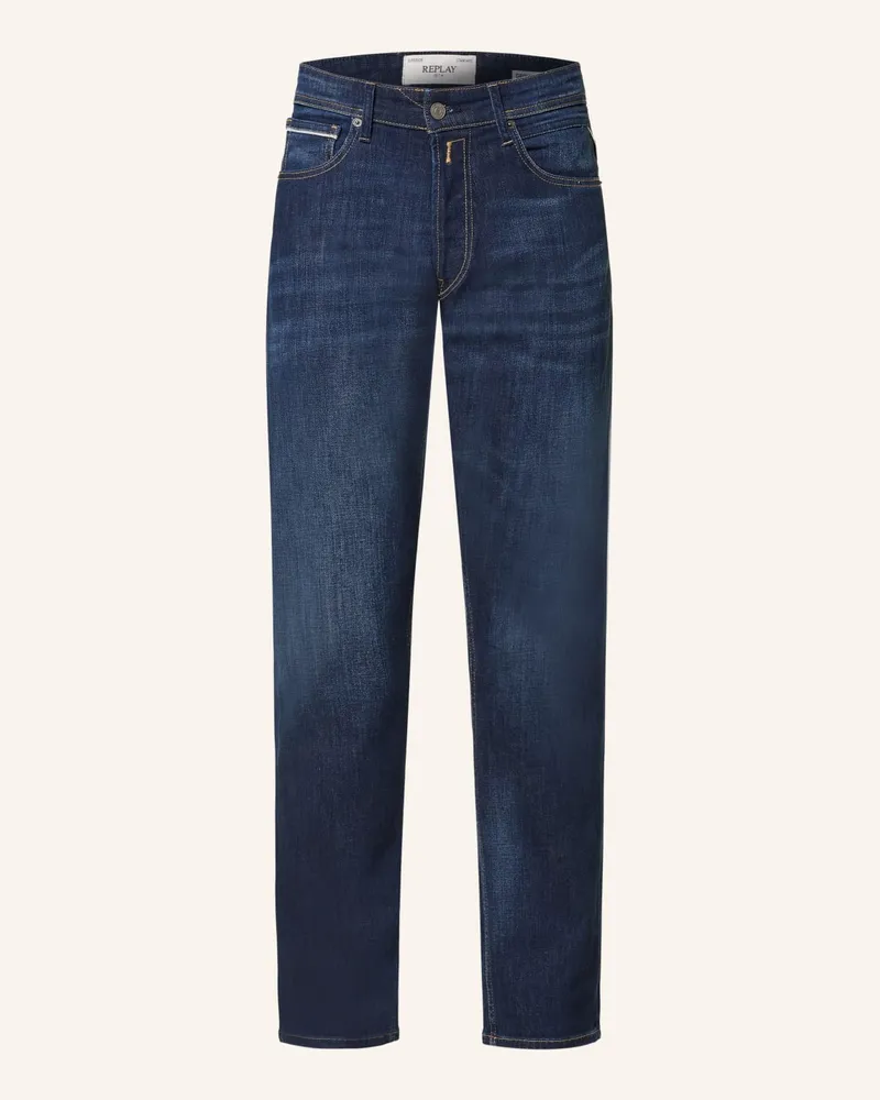 Replay Jeans Straight Fit Blau