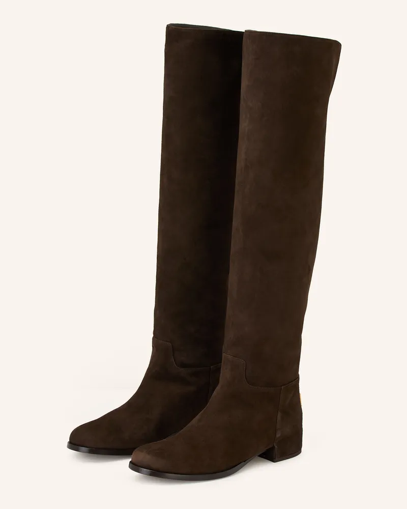 Dolce & Gabbana Stiefel braun Dunkelbraun