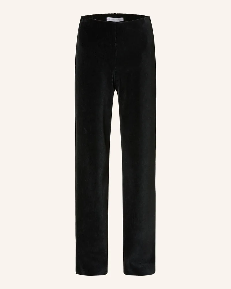 RAFFAELLO ROSSI  Marlenehose Elaine Aus Cord schwarz Schwarz
