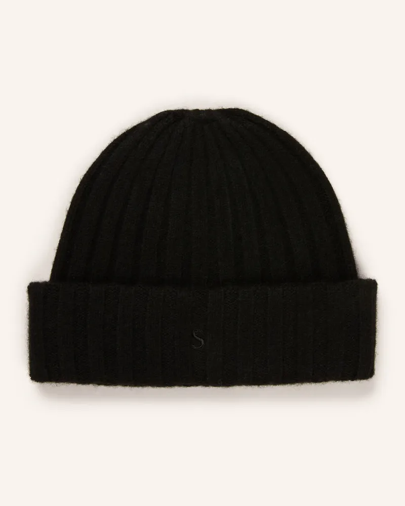 Stetson Cashmere-Mütze schwarz Schwarz