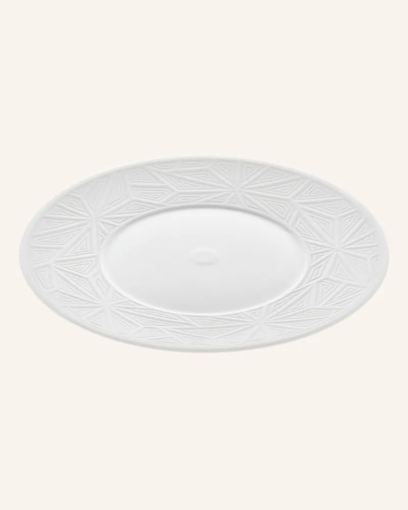 MEISSEN PORZELLAN-MANUFAKTUR Brotteller Vitruv Graphic weiss Weiss